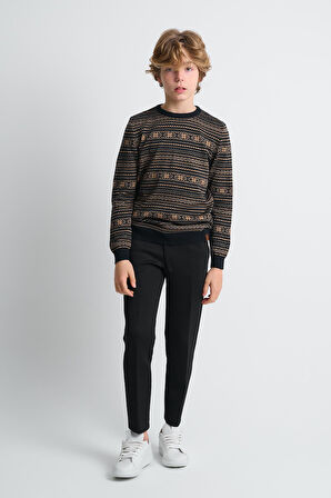 ALEXANDERGARDI BİSİKLET YAKA ÇOCUK TRİKO KAZAK (C23-7103)