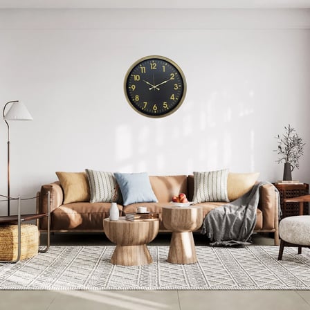 Eskitme Klasik 52 x 52 Cm Duvar Saati iegxx