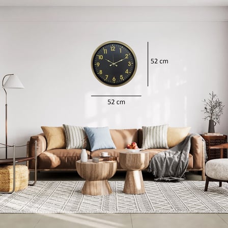 Eskitme Klasik 52 x 52 Cm Duvar Saati iegxx
