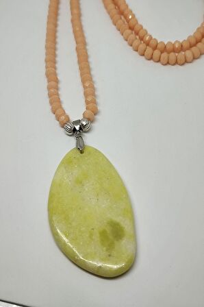 Peridot (zebercet), Mercan, Kristal Kolye