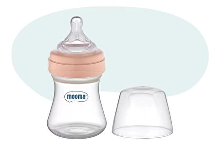 Biberon Anti Kolik Biberon 150 ml Kapaklı Biberon 6 - 18 Ay (Orta Akış)