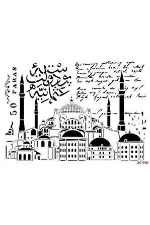 Ayasofya A4 Stencil As590