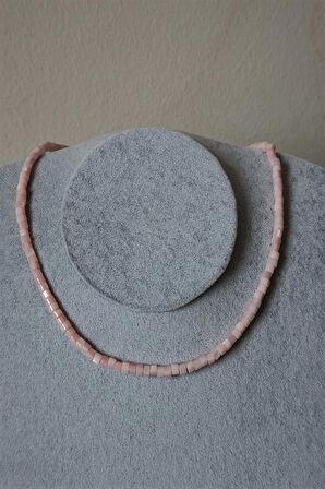 Sertifikalı Minimal Yeşil Sedef Kolye