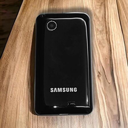 Samsung C3330 Kasa Samsung Galaxy C3330 Uyumlu Siyah Renk Orta Kasa Ön Arka Kapak Tuş Takımı 