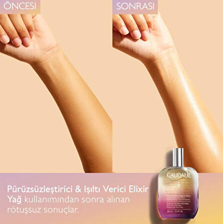 Caudalie Huile de Soin Pürüzsüzleştirici & Işıltı Verici Elixir Yağ 100 ml
