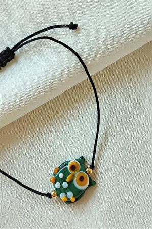 Koyun Murano Cam Ayarlamalı Bileklik