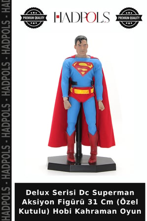 Delux Serisi Dc Superman Aksiyon Figürü 31 Cm (Özel Kutulu) Hobi Kahraman Oyun