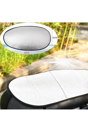 Su Geçirmez Motosiklet Sele Güneşliği 60x35 cm Elastik Lastikli Sele Koruyucu
