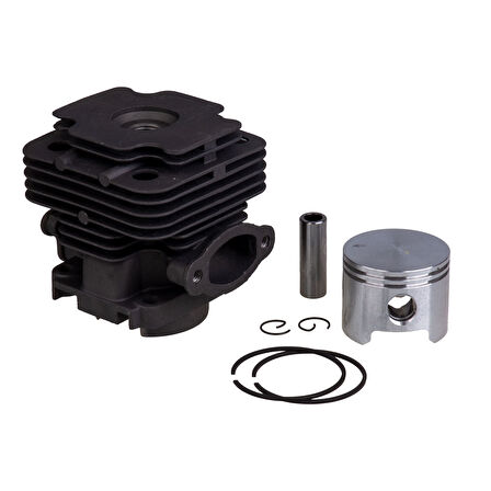 MOTORLU TIRPAN SİLİNDİR PİSTON OLEOMAC 453/753T/755M/8530 45MM VETA NİKASİL