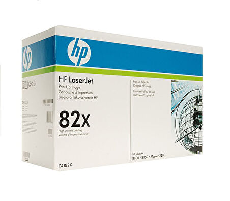 Hp C4182X (82X) Siyah Orjinal Toner