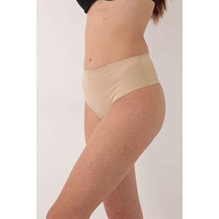 Ten Lazer Kesim Düşük Bel Tangalı Korse Külot