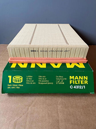 Mann C4312/1 Hava Filtresi Crafter (06-16) Sprinter 906 907 910 (2006--) 2E0129620D 2E0129620B 68013676AA A0000902651