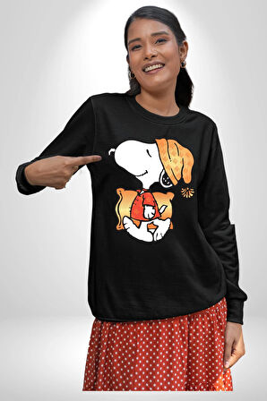 Yastık Uyku Uyku Tulumu Kadın Erkek Siyah Sweatshirt 
