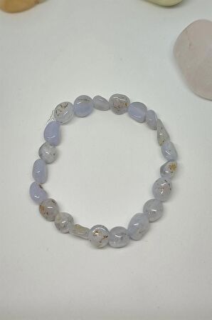 Sertifikalı Amorf Garnet Granat Lal Doğaltaş Bileklik