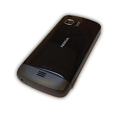 Nokia C5-03 Kasa Kapak Nokia C5-03 Siyah Renk Orta Kasa Ön Kapak Arka Kapak Tuş Takımı