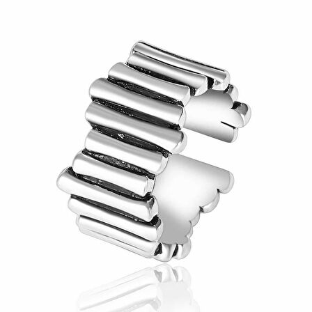 925 Ayar Gümüş Boyutlanabilir Kadın Yüzük