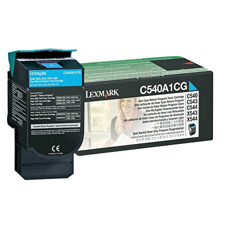 Lexmark (C540) C540A1CG Mavi Orjinal Toner