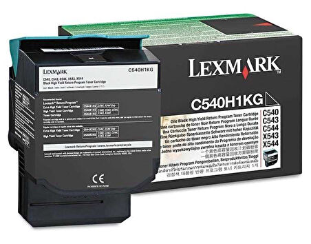 Lexmark C540H1KG Siyah Orjinal Toner