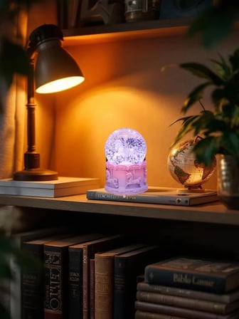 Atlı karınca Kar Küresi  7cm*4,5 cm ışıklı Model  (dilediğiniz notu hediye paketi üzerine yazılı şeklinde gönderim yapılmaktadır)