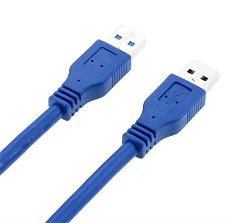 Concord C5602 50 Cm iki Ucu Erkek Çift Taraflı USB 3.0  to USB Kablo