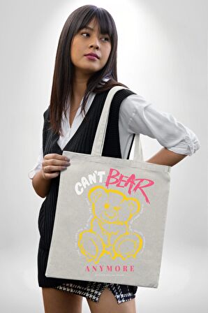 Artık Katlan 35X40 Kadın Erkek Çocuk Ekru Ham Bez Çanta