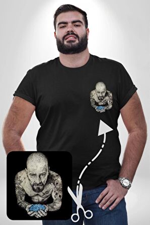Breaking Bad Siyah Büyük Beden Kadın Basic Minimal Baskılı Tişört