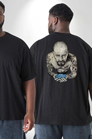 Breaking Bad Büyük Beden Siyah Tişört Kadın Erkek Ünisex Sırt Baskılı