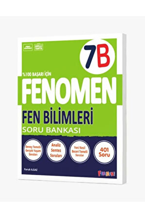 7. SINIF FEN BİLİMLERİ B SORU BANKASI