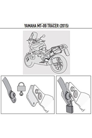 Gıvı Plxr2122 Yamaha Tracer 900 (15-17) Yan Çanta Taşıyıcı