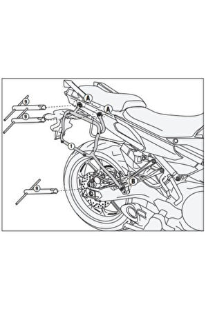 Gıvı Plxr2122 Yamaha Tracer 900 (15-17) Yan Çanta Taşıyıcı