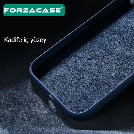 Forzacase Realme C65 4G ile uyumlu Liquid Serisi İçi Kadife Lansman Silikon Kılıf