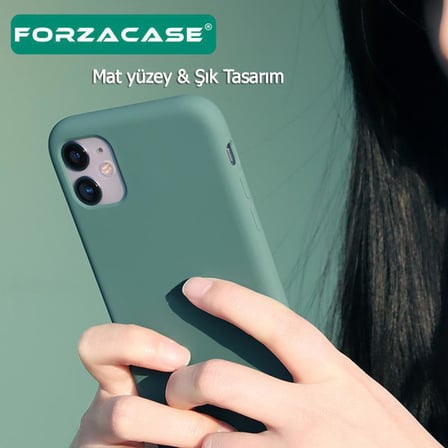Forzacase Realme C65 4G ile uyumlu Liquid Serisi İçi Kadife Lansman Silikon Kılıf