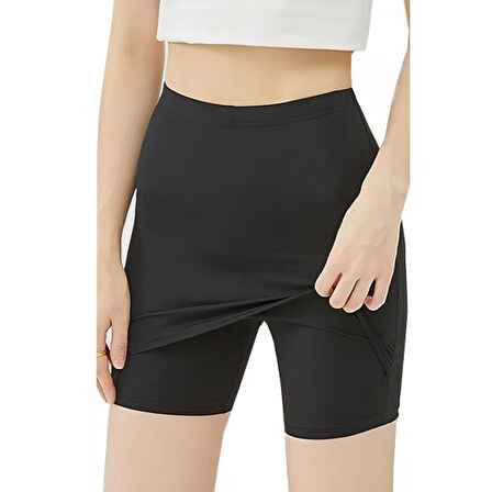 Çift Katmanlı Etek Altı Şort Korse Kadın 4432