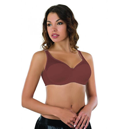 Bordo Mı Emay 167d Pedli Tül Toparlayıcı Sütyen
