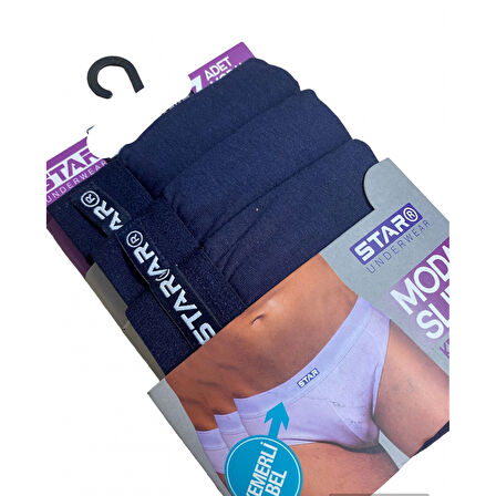 Star 109 Erkek 3'lü Modal Slip