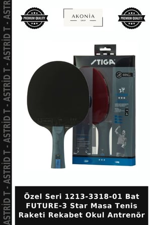 Özel Seri 1213-3318-01 Bat FUTURE-3 Star Masa Tenis Raketi Rekabet Okul Antrenör