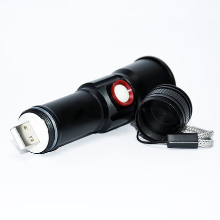 Özel Üretim Aydınlatma Aracı Enerji Tasarruflu Pratik Lamba USB Şarjlı LED El Feneri