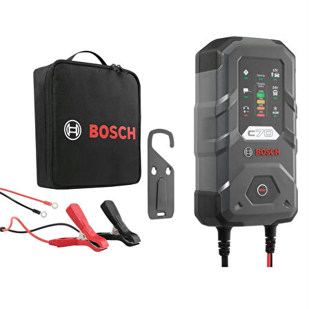 Bosch C70 Akü Şarj Cihazı 12/24V