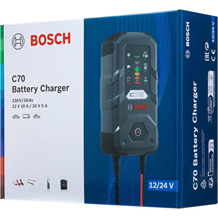 Bosch C70 Akü Şarj Cihazı 12/24V