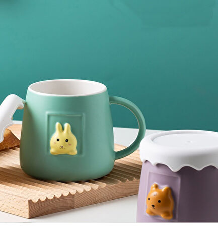 3D Hello Dear Kupa Bardağı & Fincan