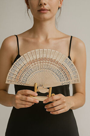 Dekoratif Bambu Yelpaze (1)