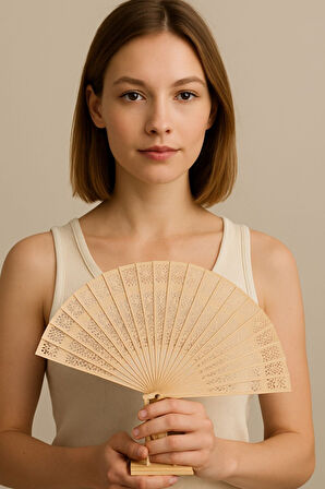 Dekoratif Bambu Yelpaze (2)