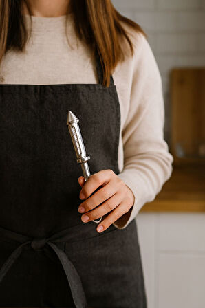 Lux Paslanmaz Ultra Keskin Çelik Sebze Meyve Soyacağı