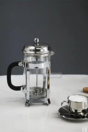 Lüx Gümüş Coffe French Press 350 ml 