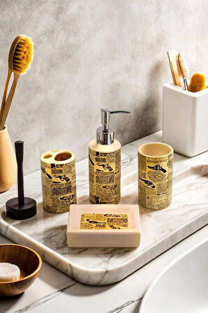 4'lü Est Belle Seramik Banyo Seti (5)