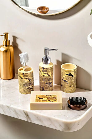 4'lü Est Belle Seramik Banyo Seti (5)