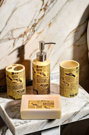 4'lü Est Belle Seramik Banyo Seti (5)