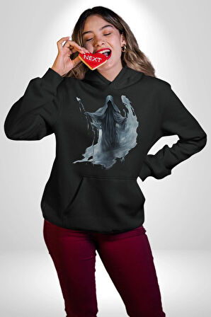 Ruh Emici Harry Potter  Kadın Erkek  Siyah Kapüşonlu Sweatshirt Hoodie