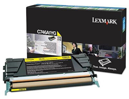 Lexmark (C746) C746A1YG Sarı Orjinal Toner