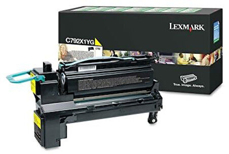 Lexmark (C792) C792X1YG Sarı Orjinal Toner Yüksek Kapasiteli